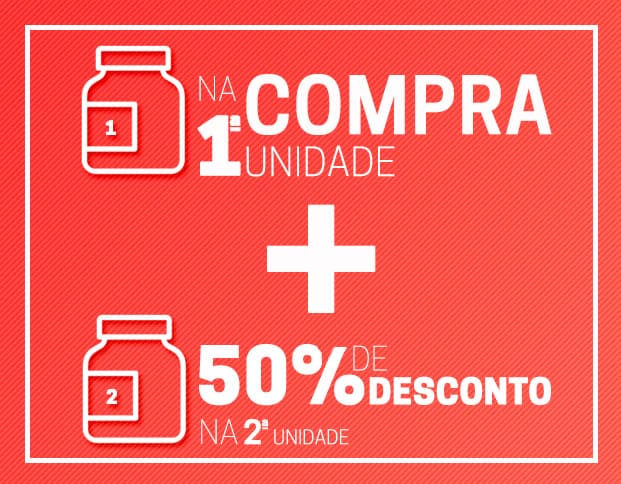 50% De Desconto Directo na 2ª Unidade do Mesmo Produto. Produtos Selecionados. Basta Adicionar 2 Unidades ao Carrinho.