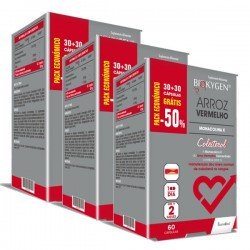Arroz Vermelho BioKygen (Colesterol) - 3 x (30 + 30) Cápsulas