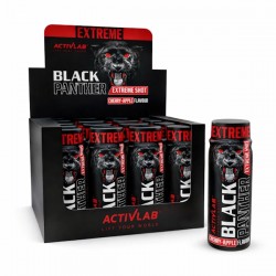 Caixa 12× Black Panther EXTREME Shot Alto Rendimento 80 ml