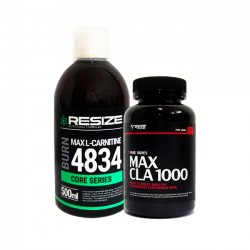 Max L-Carnitine 4834 + CLA 1000 - 25 doses + 120 caps