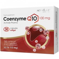 Coenzima Q10 100 mg Softgel – Activlab Pharma (30 cápsulas)