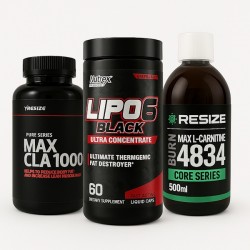 "Fat Burner" HardCore Pack  - C/ Lipo Black Fórmula USA