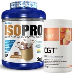 IsoPro CFM 2kg + (Creatina + Glutamina + Taurina) 600g