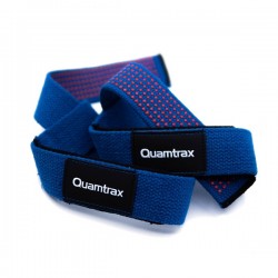 Lifting Straps Quamtrax c/ Proteção (Blue) - 59cm