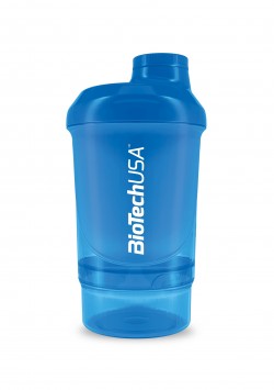 Nano Smart Shaker Transparente Biotech Azul - 300 + 150ml