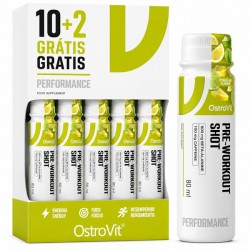 Pre Workout Shot 80ml – Poderoso Shot Pré-Treino – 10 + 2 Grátis
