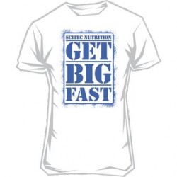 T-shirt Masculina Get Big Fast da Scitec Nutrition