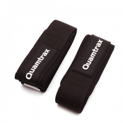 Lifting Straps Quamtrax c/ Proteção (Black) - 59cm