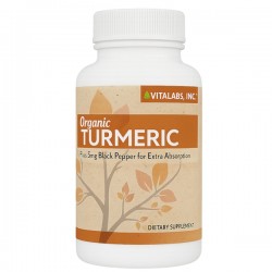 Turmeric Organic ( Curcuma ) + Black Pepper - 60 x (700mg + 5mg)