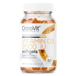 Vitamina D3 2000 - 60 softgels x 2000 UI
