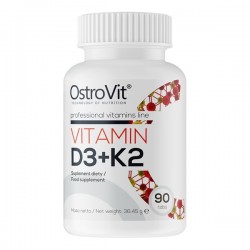 Vitamin D3 + K2 (MK-7)  - 90 Comprimidos