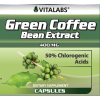 Green Coffee Bean Extract 60 Caps Vitalabs Label