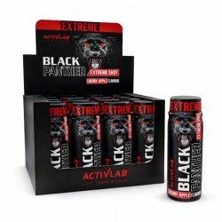 Caixa 12× Black Panther EXTREME Shot Alto Rendimento 80 ml