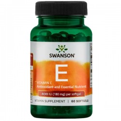 Vitamina E - 60 Softgels x 400U.I.