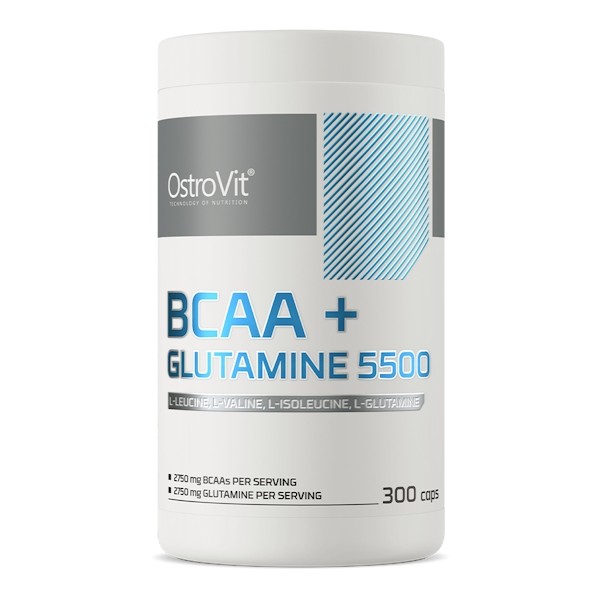 Bcaa + Glutamina 5500 - 300 Caps Ostrovit