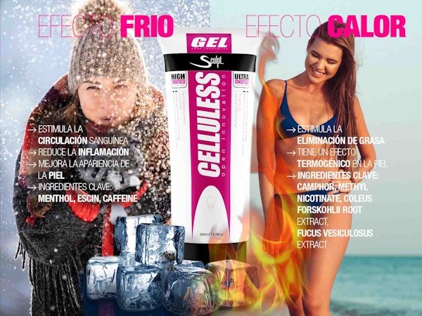 Sculpt Celluless Gel 50 ml – anticelulite reafirmante banner teste