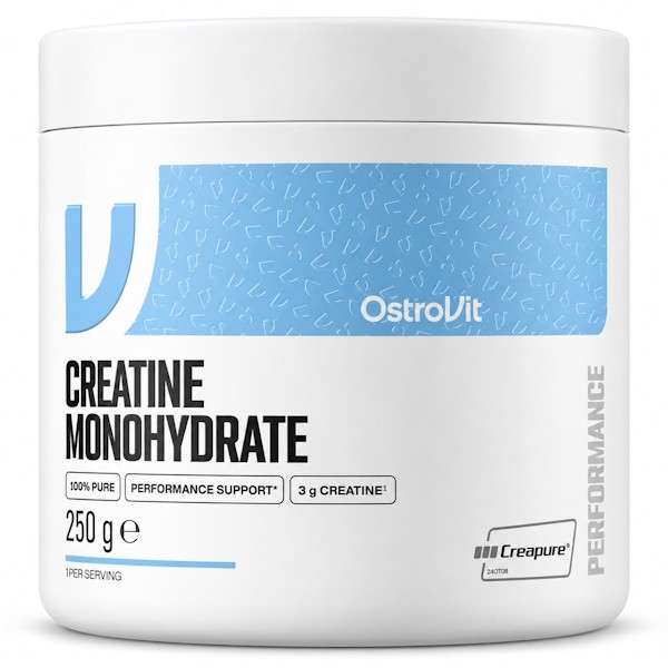 OstroVit Creatina Creapure 250 g – 99,9% Pura Made in Germany