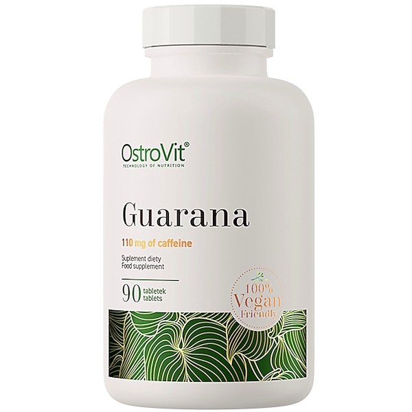 OstroVit Guarana VEGE 90 comprimidos – guaraná 500 mg (110 mg cafeína)