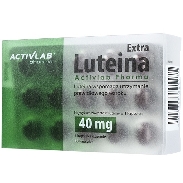 Luteina EXTRA - 30 softgels x 42mg (luteina+zeaxantina) NutriBody