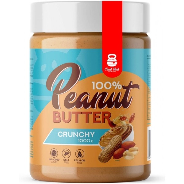 100% Peanut Butter Crunchy (Crocante) - 1Kg Cheat Meal