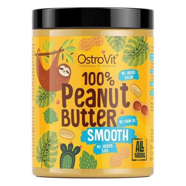 100% Peanut Butter Crunchy (Cremosa) - 1Kg Ostrovit
