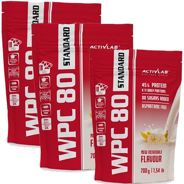 WPC 80 Standard - 3 x 700g Activlab -  Comprar na NutriBody