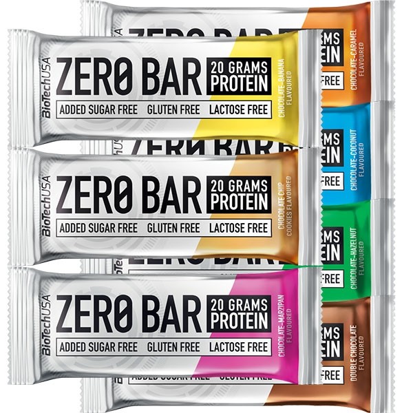 Zero Bar BioTech 7 x 50g + 1 - Biotech USA na NutriBody