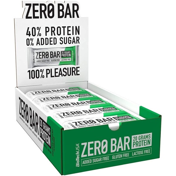 Zero Bar Chocolate Hazelnut - Caixa de 20 x 50g