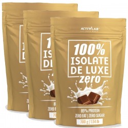 100% Isolate De Luxe ZERO  - 3 x 700g = 2,1Kg (chocolate)