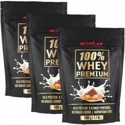 100% Whey Premium - 3 x 500g = 1,5Kg