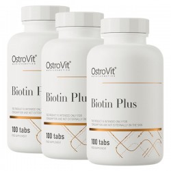 Biotin Plus (B7+Zn+Se+B9) - 3 x 100 comp.