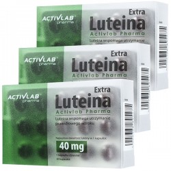 Luteina EXTRA - 3 X 30 softgels x 42mg (luteina+zeaxantina)
