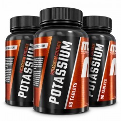 Pack Ahorro 3× MuscleCare Potasio Citrato 90 tabs – 270 tabletas