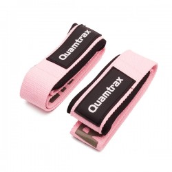 Lifting Straps Quamtrax c/ Protección (Pink) - 59cm