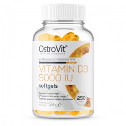 Vitamina D3 5000 - 250 softgels x 5000 UI