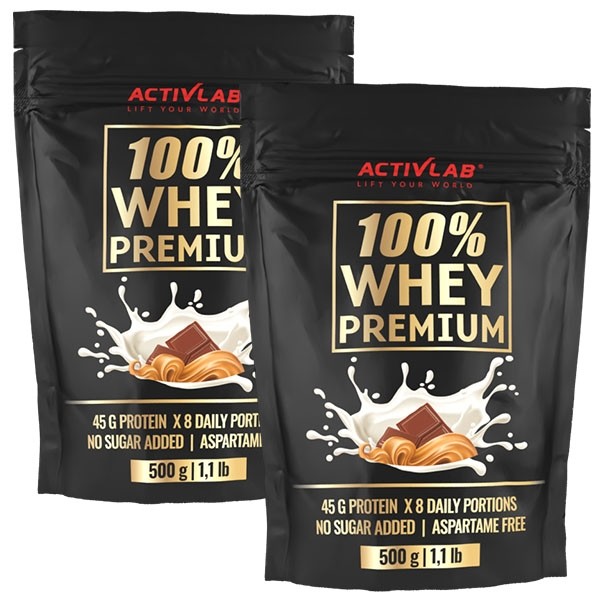 100% Whey Premium 2 x 500g Activlab -  Comprar na NutriBody