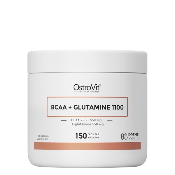 Bcaa + Glutamina 1100 - 150 Cápsulas