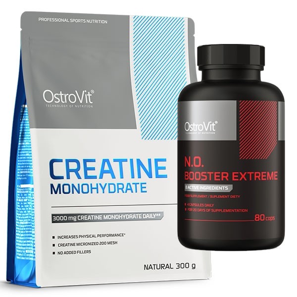 Creatine Pure + Pré Treino N.O. Booster 