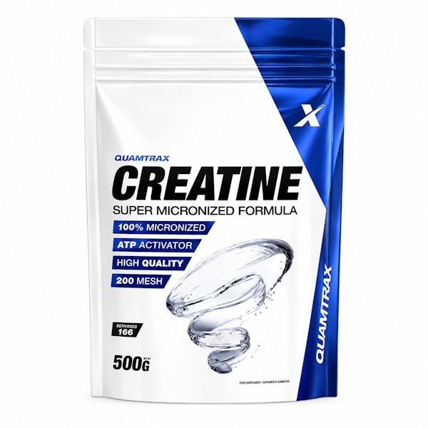 Creatine 100% Micronized - 500g Quamtrax