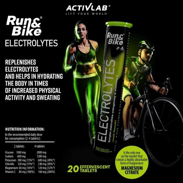 Electrolytes Run & Bike - 20 Comprimidos 2