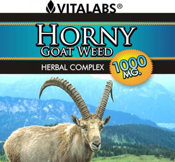 Horny Goat Weed - 120 cápsulas - Label