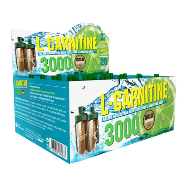L-Carnitine 3000 Gold Nutrition - Limão