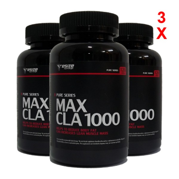 Max CLA 1000mg 3 x 120 SoftGels 
