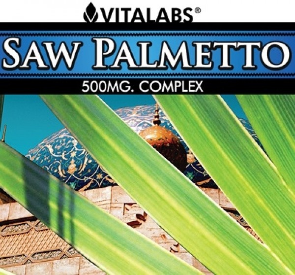Saw Palmetto 500mg 100 Caps Vitalabs Label