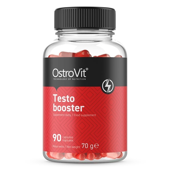 Testo Booster - 90 Cápsulas - OstroVit - Excelente Pró-Testorerona Natural