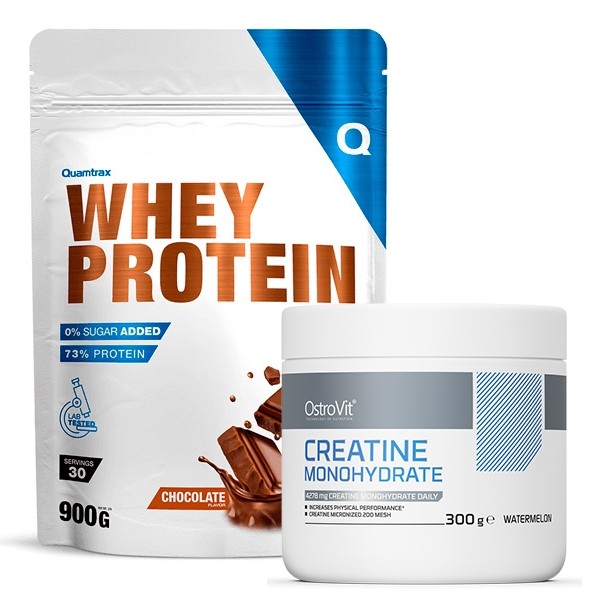 Whey Protein 900g + Creatina 300g