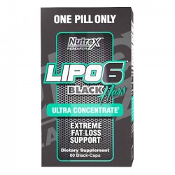 Lipo-6 Black Ultra Concentrado Hers - 60 Gélules "Noires"
