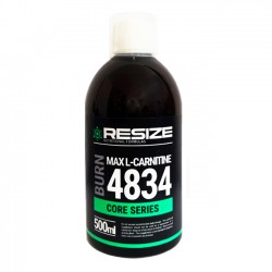 Max L-Carnitine 4834 - 500ml (25 Doses de 4000mg L-Carnitine + 667mg Guarana + 167mg Thé Vert)