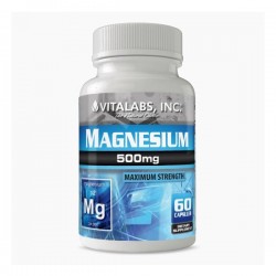 Magnesium - 60 gélules de 500mg